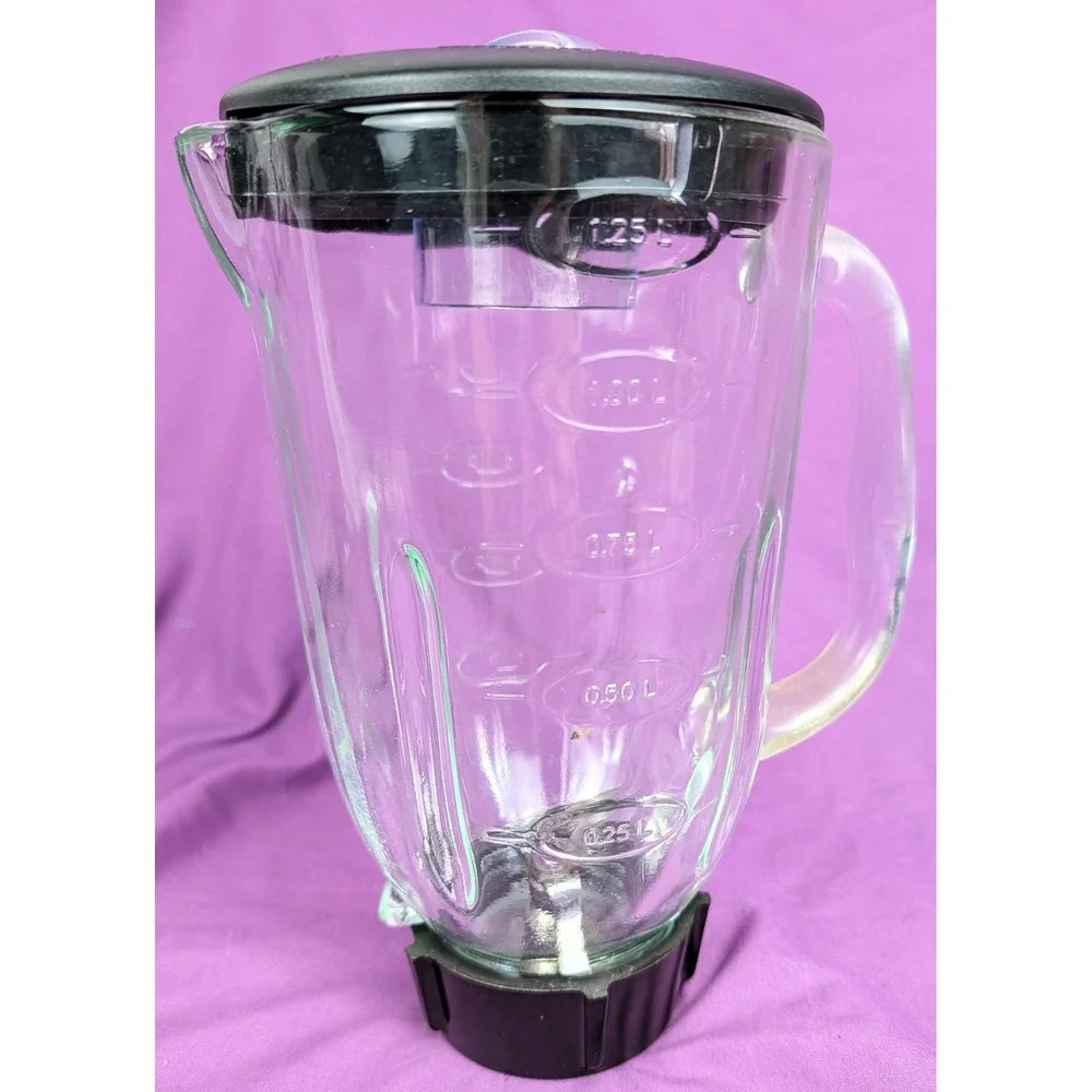VTG Oster 5 Cup 1.25L Glass Blender Jar Lid Blade Fits Osterizers Beehive & 4242
